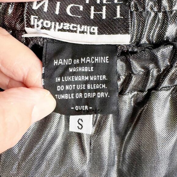 Vintage L Rothschild Night Life for Lilli Ann Metallic Pull on Pants Retro Small - Picture 7 of 13
